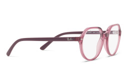 Shop Ray-Ban Junior Thalia Kids Irregular Eyeglasses in Transparent Pink online.