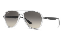 Ray-Ban Unisex Aviator Sunglasses in Transparent – Product Photo 2