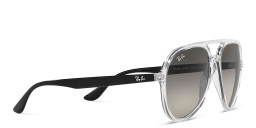 Ray-Ban Unisex Aviator Sunglasses in Transparent – Product Photo 4
