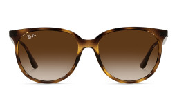Shop Ray-Ban Square Sunglasses in Havana online.