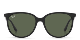 Shop Ray-Ban Square Sunglasses in Black online.