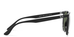 Shop Ray-Ban Square Sunglasses in Black online.