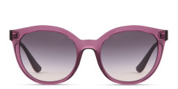Shop Vogue Eyewear Round Sunglasses in Purple online.