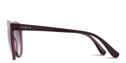 Shop Vogue Eyewear Round Sunglasses in Purple online.