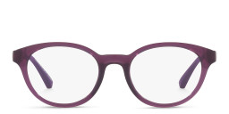 Emporio Armani Junior Kids Round Eyeglasses in Purple – Product Photo 1