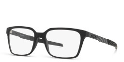 Oakley Dehaven Wide Rectangle Eyeglasses in Satin Black – Product Photo 2