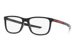 Prada Linea Rossa Pillow Eyeglasses in Black – Product Photo 2