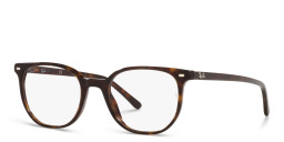 Ray-Ban Unisex Irregular Eyeglasses in Havana – Product Photo 2