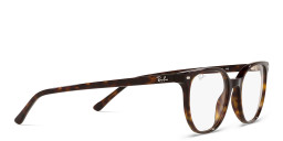 Ray-Ban Unisex Irregular Eyeglasses in Havana – Product Photo 4