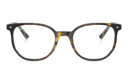 Ray-Ban Elliot Optics Unisex Irregular Eyeglasses in Tortoise – Product Photo 4