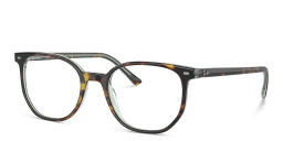 Ray-Ban Unisex Irregular Eyeglasses in Tortoise – Product Photo 2