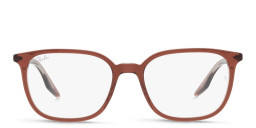 Ray-Ban Unisex Square Eyeglasses in Brown – Product Photo 1