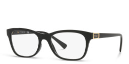 Vogue Eyewear Rectangle Eyeglasses in Black – Product Photo 2