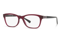 Vogue Eyewear Rectangle Eyeglasses in Red – Product Photo 2