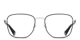 Polaroid Wide Square Eyeglasses in Black – Product Photo 1