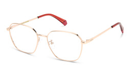 Polaroid Irregular Eyeglasses in Rose Gold – Product Photo 2