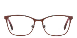 Fossil Rectangle Eyeglasses in Red – Product Photo 1