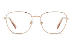 Fossil Square Eyeglasses in Rose Gold – Product Photo 1