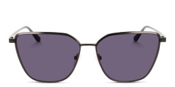 Shop Calvin Klein Square Sunglasses in Black online.