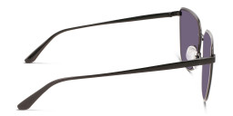 Shop Calvin Klein Square Sunglasses in Black online.