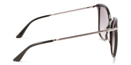 Calvin Klein Cat-Eye Sunglasses in Black – Product Photo 3