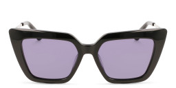 Shop Calvin Klein Square Sunglasses in Black online.