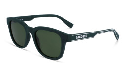 Lacoste Rectangle Sunglasses in Green – Product Photo 2