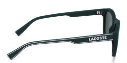 Lacoste Rectangle Sunglasses in Green – Product Photo 3