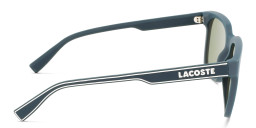 Shop Lacoste Rectangle Sunglasses in Blue online.