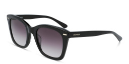Shop Calvin Klein Square Sunglasses in Black online.