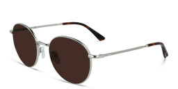 Calvin Klein Round Sunglasses in Silver – Product Photo 2