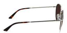 Calvin Klein Round Sunglasses in Silver – Product Photo 3