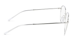 DKNY Round Eyeglasses in Grey – Product Photo 3