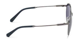 Shop Guess Round Sunglasses in Gunmetal online.