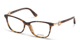 Guess Square Eyeglasses in Havana – Product Photo 2
