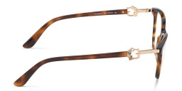 Guess Square Eyeglasses in Havana – Product Photo 3