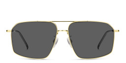 Tommy Hilfiger Square Sunglasses in Gold – Product Photo 1