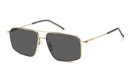 Tommy Hilfiger Square Sunglasses in Gold – Product Photo 2