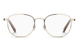 Fossil Round Eyeglasses in Gold – Product Photo 1