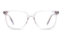 Fossil Square Eyeglasses in Purple – Product Photo 1