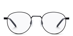 Hugo Boss Oversized Round Eyeglasses in Black – Product Photo 1