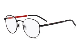Hugo Boss Oversized Round Eyeglasses in Black – Product Photo 2