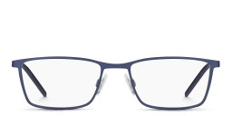 Hugo Boss Rectangle Eyeglasses in Blue – Product Photo 1