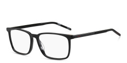 Hugo Boss Wide Square Eyeglasses in Black – Product Photo 2