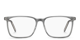Hugo Boss Wide Square Eyeglasses in Grey – Product Photo 1