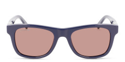 Shop Lacoste Rectangle Sunglasses in Blue online.