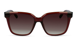 Calvin Klein Square Sunglasses in Red – Product Photo 1