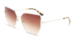 Calvin Klein Cat-Eye Sunglasses in Gold – Product Photo 2