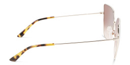 Calvin Klein Cat-Eye Sunglasses in Gold – Product Photo 3