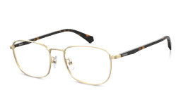 Polaroid Rectangle Eyeglasses in Gold – Product Photo 2